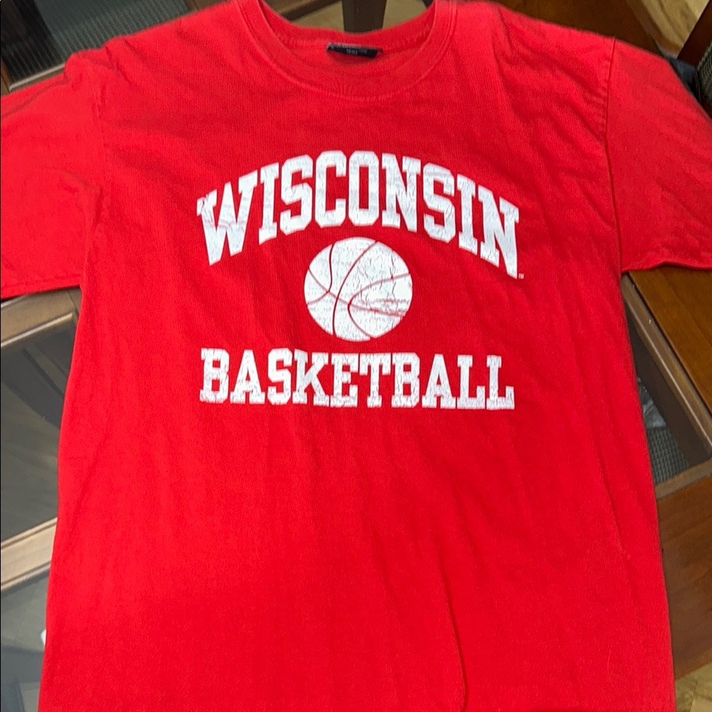 Wisconsin Basketball Red T-Shirt